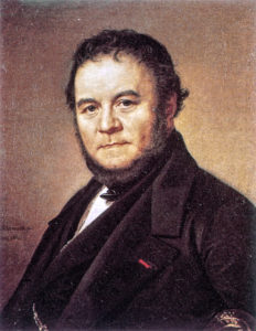 Retrato del escritor Stendhal (1783-1842), quien dio nombre al síndrome.