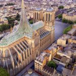 Recreación de la propuesta de Vincent Callebaut Architectures para restaurar Notre Dame.